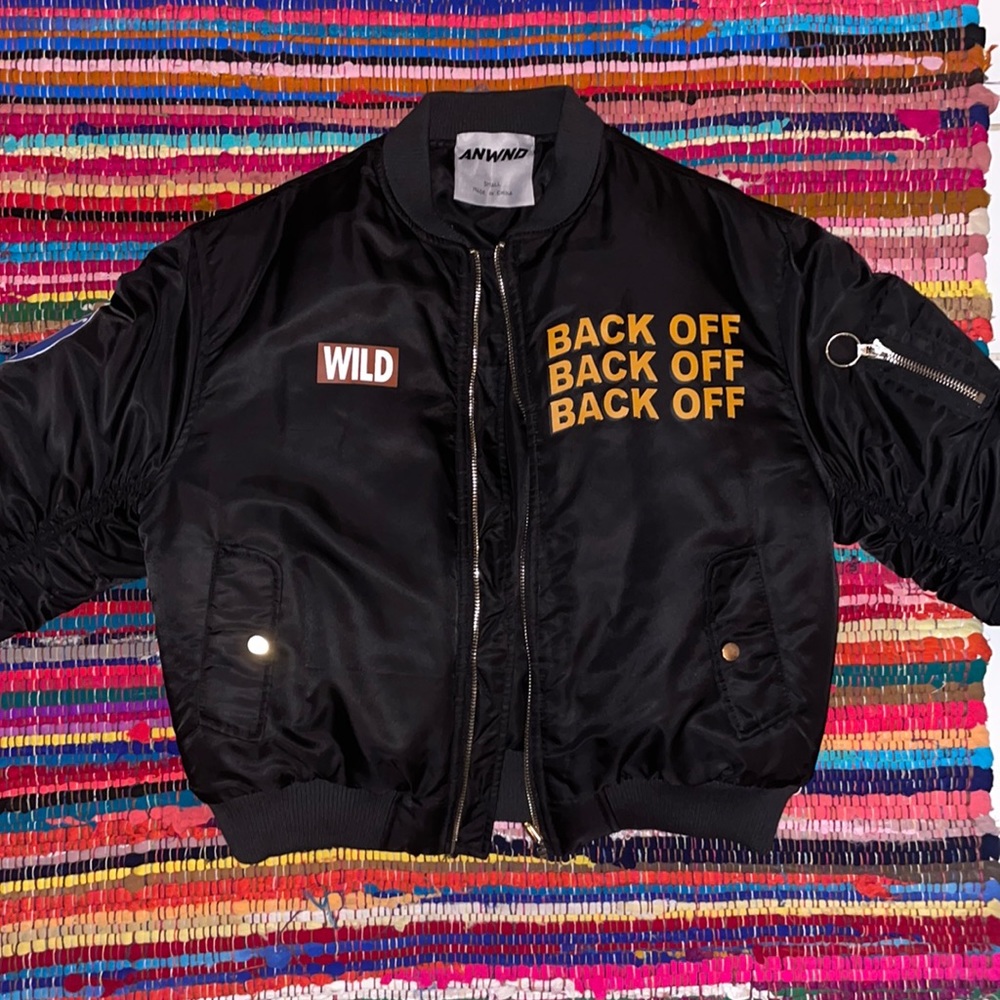 Brand new, never worn, fashionNova, bomber jacket, size small.